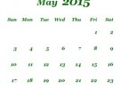 Lịch Vạn Sự tháng 5 năm 2015 kỳ 1